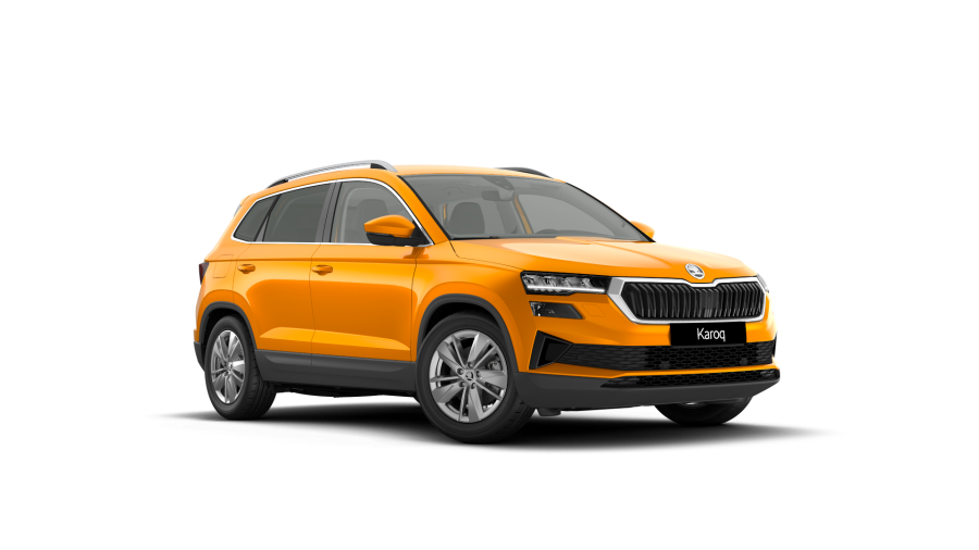Škoda Karoq, 1,5 TSI 110 kW 7° automatická DSG, barva oranžová