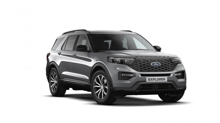 Ford Explorer, ST-Line, 5dveřová, 3.0 EcoBoost 336 kW/457 k, 10st. automatická, 4WD, barva šedá