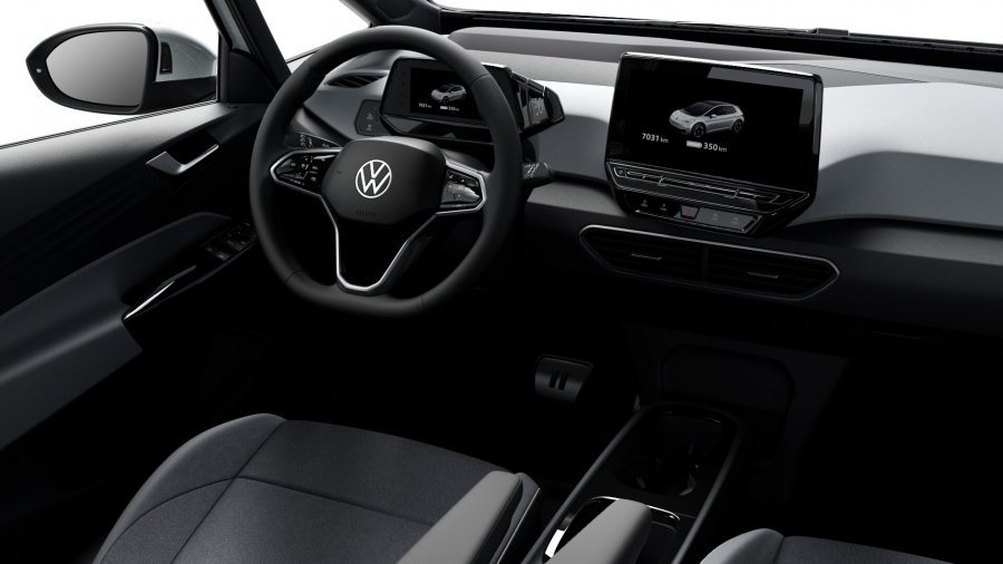 Volkswagen ID.3, ID.3 Tour, výk. 150 kW, kapac. 77 kWh, barva bílá
