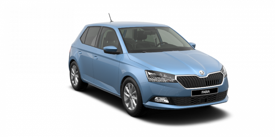 Škoda Fabia, 1,0 TSI 81 kW 6-stup. mech., barva modrá