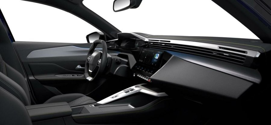 Peugeot 408, Peugeot 408 GT HYBRID 136 e-DCS6, barva modrá