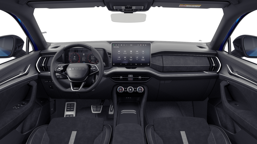 Škoda Kodiaq, 2,0 TDI 142 kW 7° automatická DSG 4x4, barva modrá