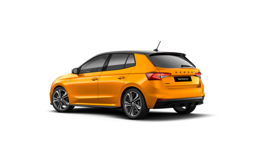 Škoda Fabia, 1,0 TSI 85 kW 6-stup. mech., barva oranžová