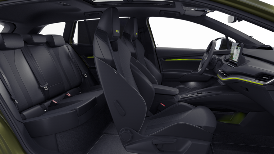Škoda Enyaq iV, 84 kWh 250,00 kW 1° automatická 4x4, barva zelená