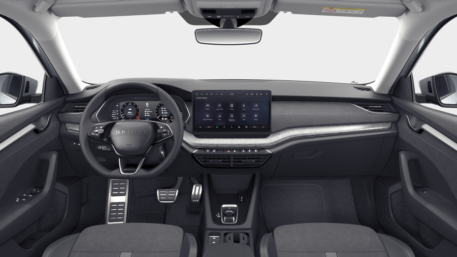 Škoda Octavia, 1,5 TSI m-HEV 110 kW 7° automatická DSG, barva stříbrná