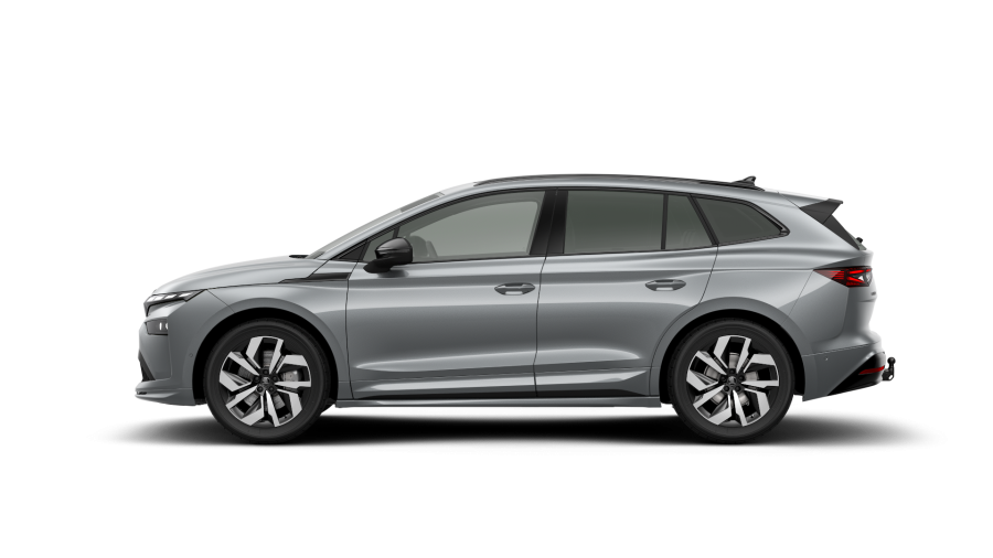 Škoda Enyaq iV, 82 kWh 210 kW 1° automatická 4x4, barva stříbrná