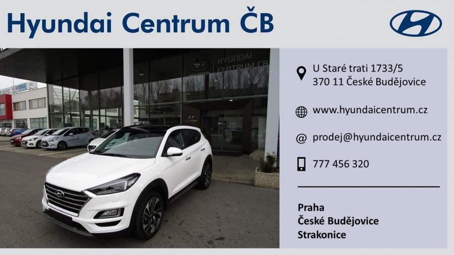 Hyundai Tucson, 2,0 CRDi 136 kW (diesel) 8 st. aut 4×4, barva bílá