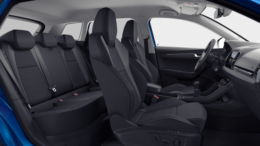 Škoda Karoq, 2,0 TDI 85 kW 6-stup. mech., barva modrá