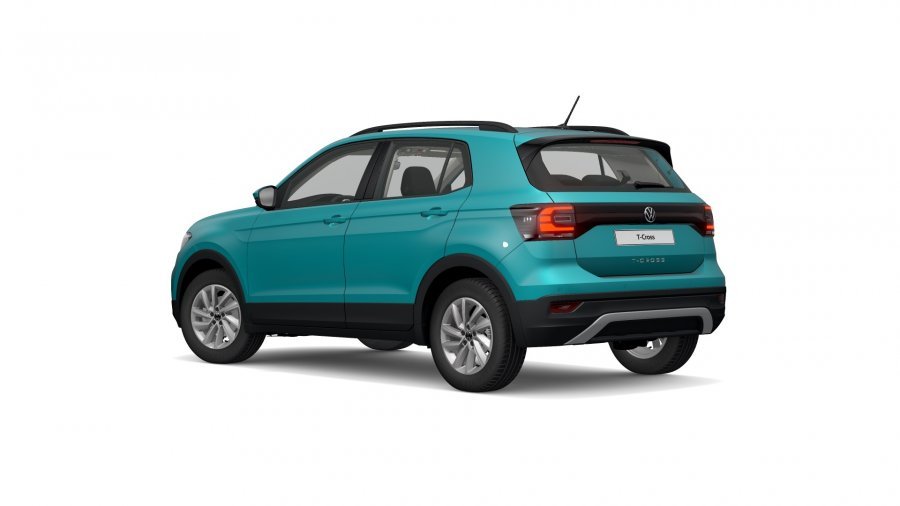 Volkswagen T-Cross, T-Cross Life 1,0 TSI 81 kW 7DSG, barva tyrkysová