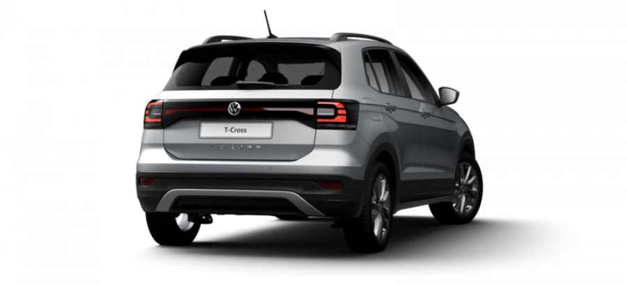 Volkswagen T-Cross, Life 1.0 TSI 85 kW 7DSG, barva stříbrná