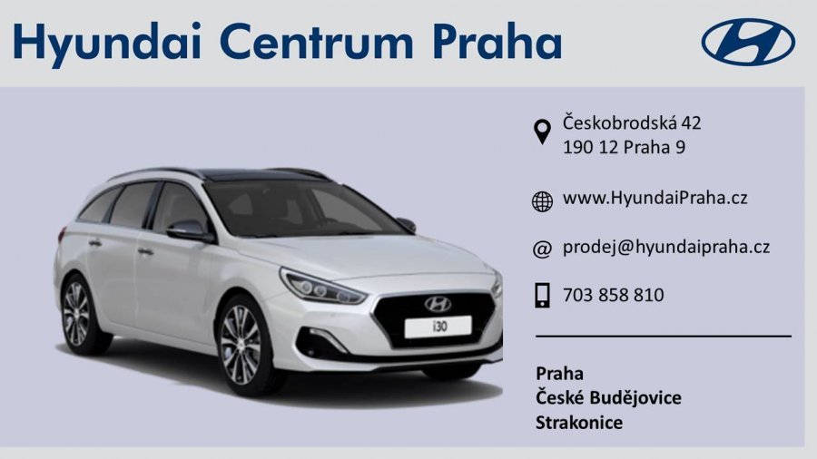 Hyundai i30, 1,4i 73 kW (95 NAT) 6 st. man, barva bílá