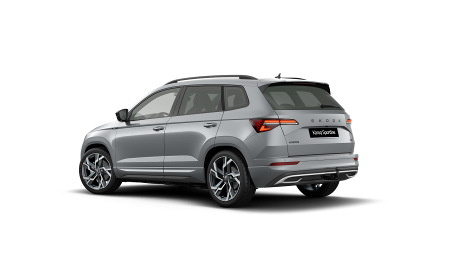 Škoda Karoq, 2,0 TSI 140 kW 7-stup. automat. 4x4, barva stříbrná