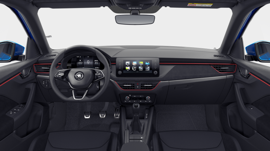 Škoda Scala, 1,0 TSI 70 kW 5-stup. mech., barva modrá