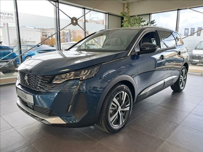 Peugeot 5008, Peugeot 5008 1,5 130  EAT8  ALLURE PACK, barva modrá