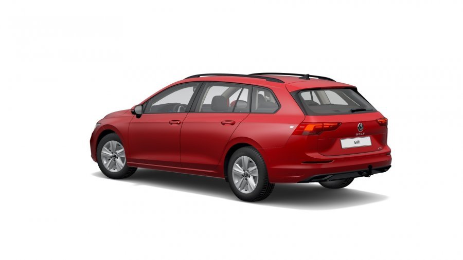 Volkswagen Golf Variant, Golf Variant Life 1,0 eTSI 7DSG  mHEV, barva červená