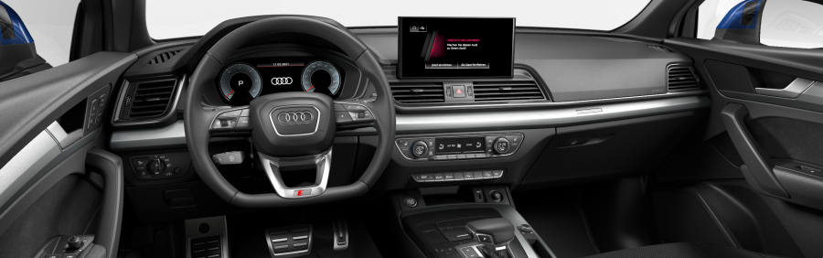 Audi Q5 Sportsback, Q5 SB S line 40 TDI 150kW quattro, barva modrá