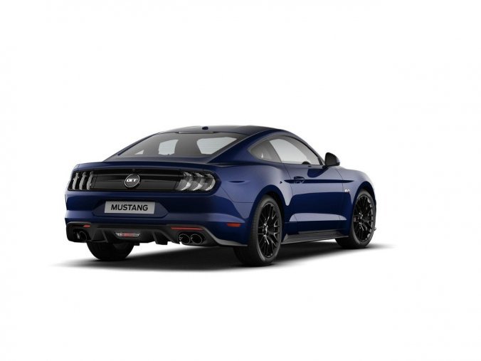 Ford Mustang, liftback, MUSTANG V8 GT Fastback 5,0 GT 330 kW / 449 k, barva modrá