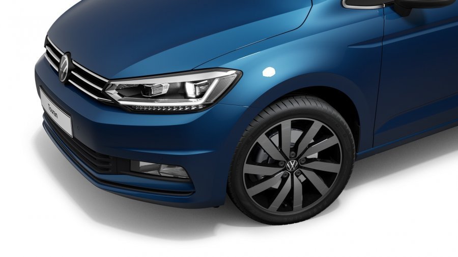 Volkswagen Touran, Touran ME 1,5 TSI EVO 7DSG, barva modrá