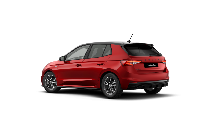 Škoda Fabia, 1,0 TSI 85 kW 7° automatická DSG, barva červená