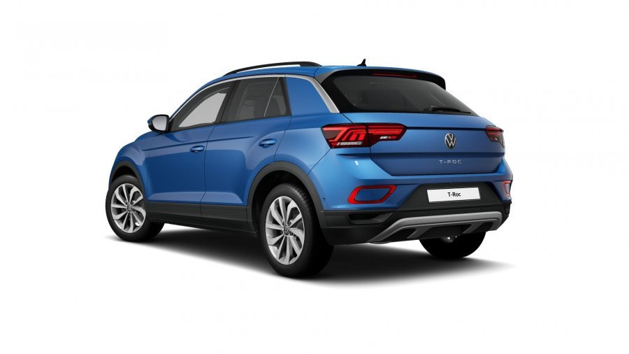 Volkswagen T-Roc, T-Roc Life 1,5 TSI 110 kW 7DSG, barva modrá