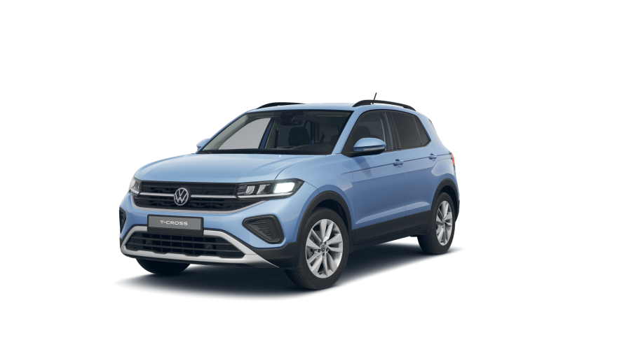 Volkswagen T-Cross, T-Cross Love 1.0 TSI 85 kW 7DSG, barva modrá