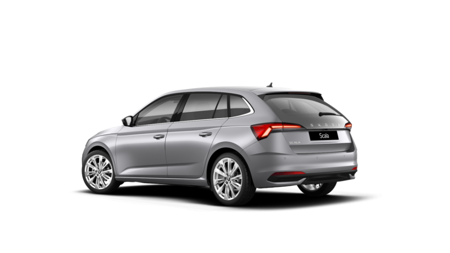 Škoda Scala, 1,0 TSI 85 kW 6-stup. mech., barva stříbrná