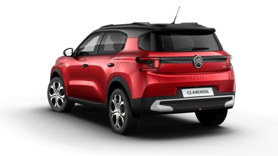 Citroën C3 Aircross, PLUS Turbo 100 MAN6, barva červená