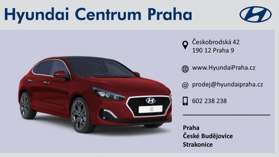 Hyundai i30, 1,0 T-GDI 88 kW (95 NAT) 6 st. man, barva červená