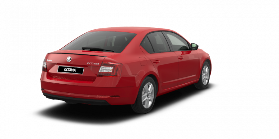 Škoda Octavia, 1,5 TSI 110 kW 6-stup. mech., barva červená