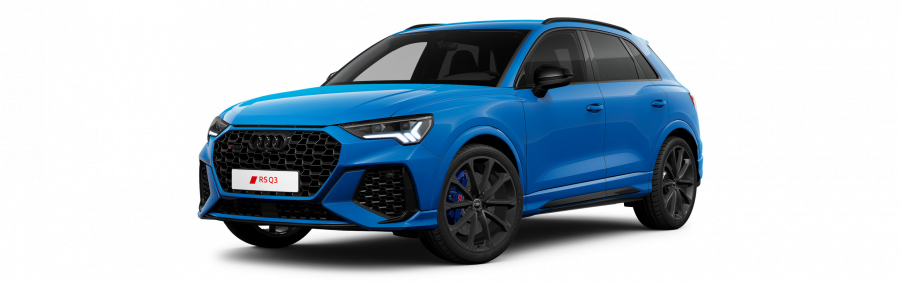 Audi Q3, RS Q3 TFSI 294 kW quattro, barva modrá