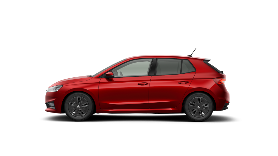 Škoda Fabia, 1,5 TSI 110 kW 7° automatická DSG, barva červená