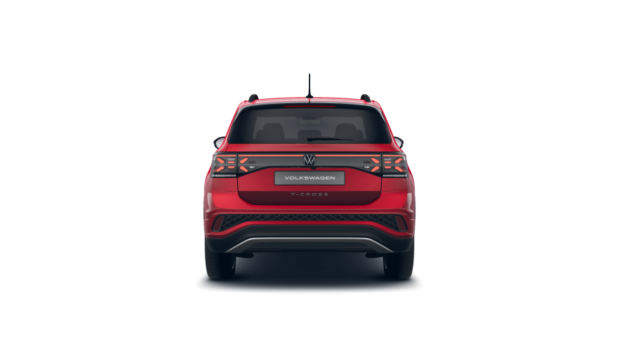 Volkswagen T-Cross, T-Cross R-Line People 1.0 TSI 85 kW 6G, barva červená