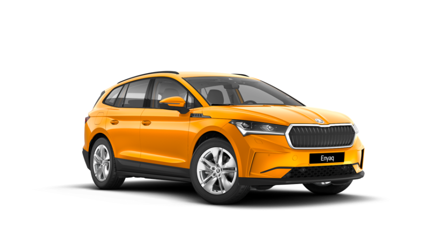 Škoda Enyaq iV, 55 kWh 125,00 kW 1-stup. automat., barva oranžová