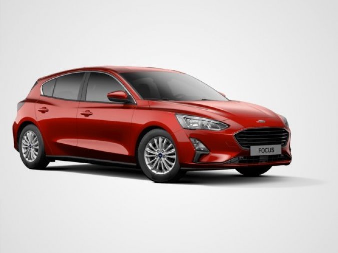 Ford Focus, 1.0 EcoBoost, barva červená