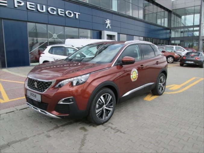 Peugeot 3008, 1.6 180k ALLURE EAT8, barva hnědá