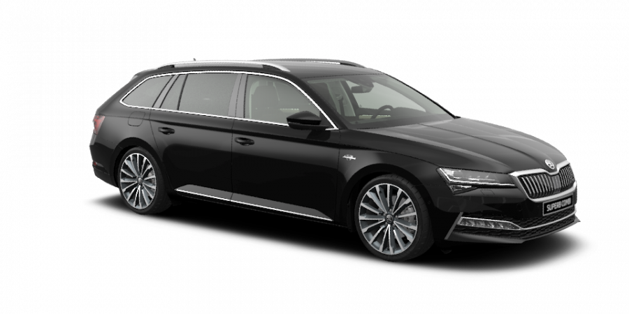 Škoda Superb, 2,0 TDI 147 kW 7-stup. automat. 4x4, barva černá