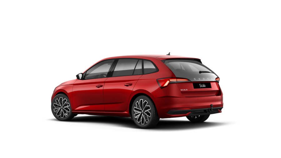 Škoda Scala, 1,0 TSI 85 kW 7° automatická DSG, barva červená