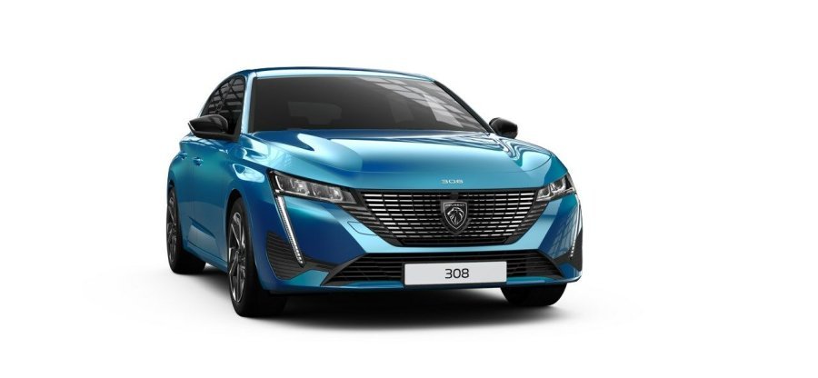 Peugeot 308, Peugeot 308 ALLURE Hybrid 145 e-DCS6, barva modrá