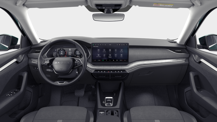 Škoda Octavia, 1,5 TSI m-HEV 110 kW 7° automatická DSG, barva zelená