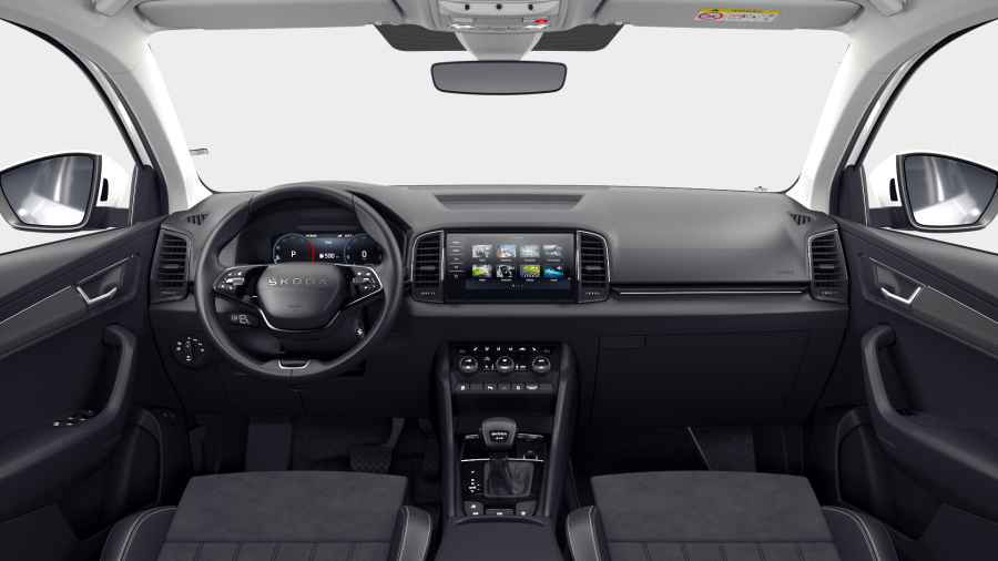 Škoda Karoq, 2,0 TDI 110 kW 7° automatická DSG 4x4, barva bílá