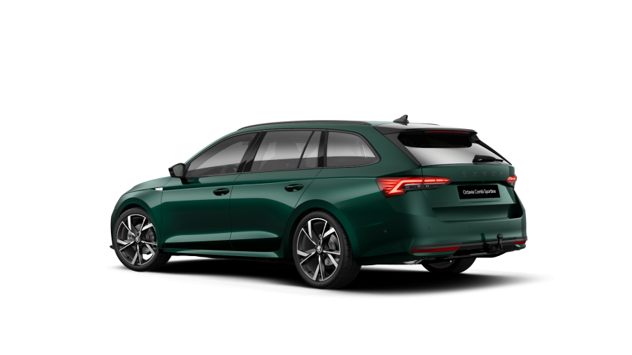 Škoda Octavia, 1,5 TSI m-HEV 110 kW 7° automatická DSG, barva zelená