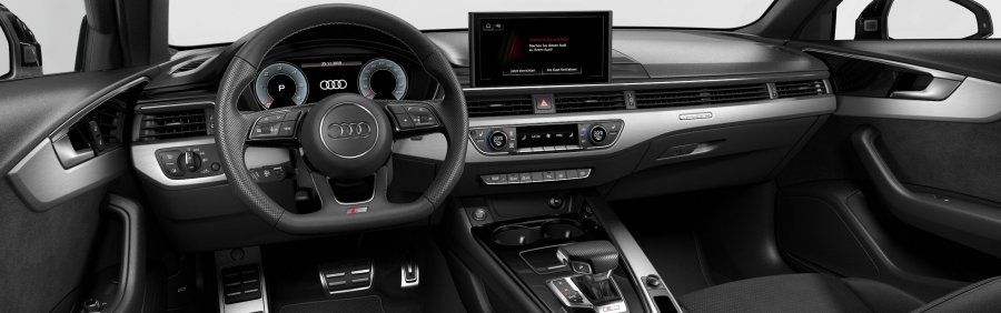 Audi A4, A4 Avant S line 40 TDI 140 kW q, barva černá