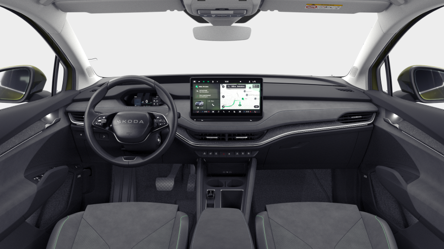 Škoda Enyaq iV, 82 kWh 1° automatická, barva zelená