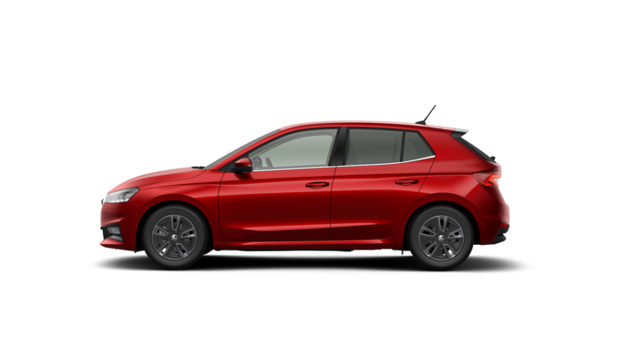 Škoda Fabia, 1,0 TSI 85 kW 6° manuální, barva červená