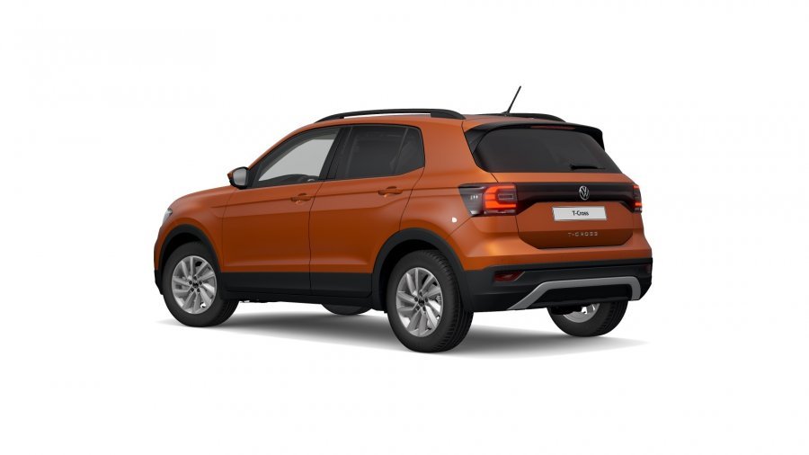 Volkswagen T-Cross, T-Cross Life 1,0 TSI 81 kW 6G, barva oranžová