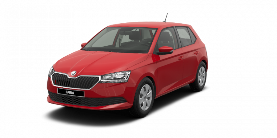 Škoda Fabia, 1,0 TSI 70 kW 5-stup. mech., barva červená