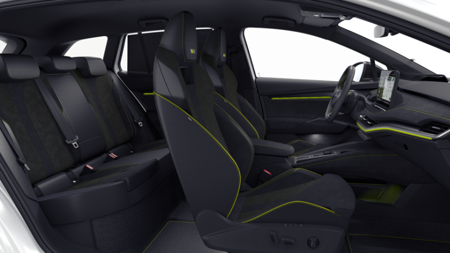 Škoda Enyaq iV, 84 kWh 250,00 kW 1° automatická 4x4, barva bílá