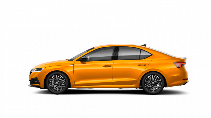 Škoda Octavia, 2,0 TDI 110 kW 7-stup. automat., barva oranžová