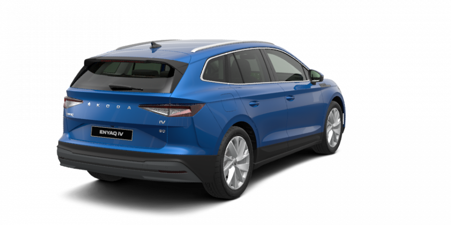 Škoda Enyaq iV, 62 kWh 132 kW 1° převodovka, barva modrá