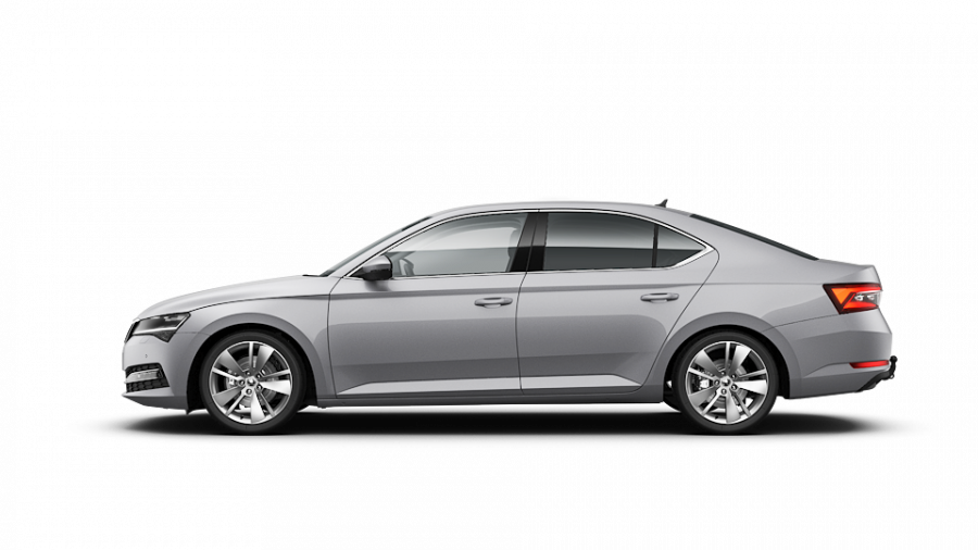 Škoda Superb, 2,0 TDI 110 kW 6-stup. mech., barva stříbrná